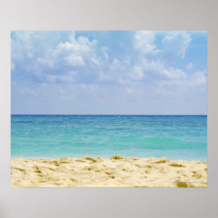 Affiche Le Mexique, Playa del Carmen, paysage marin 4