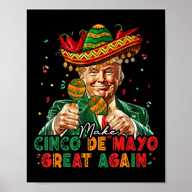 Affiche Le Mexique Rend le Cinco De Mayo grand à nouveau d (Devant)
