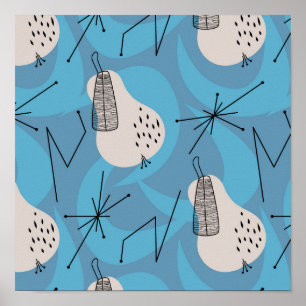 Affiche Le milieu du siècle festif