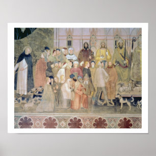 Affiche Le militant d'église et triomphant, détail, de t