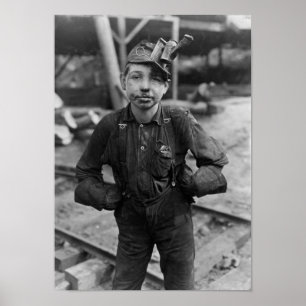 Affiche Le mineur d'enfant - la Virginie Occidentale -