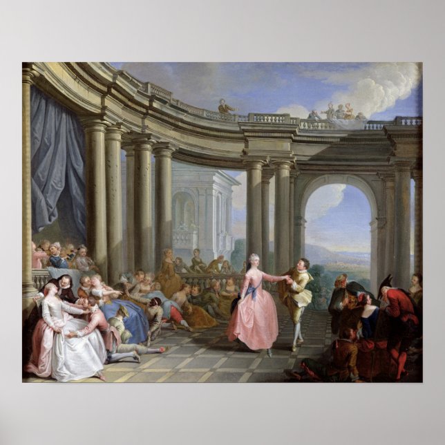 Affiche Le minuet (Devant)