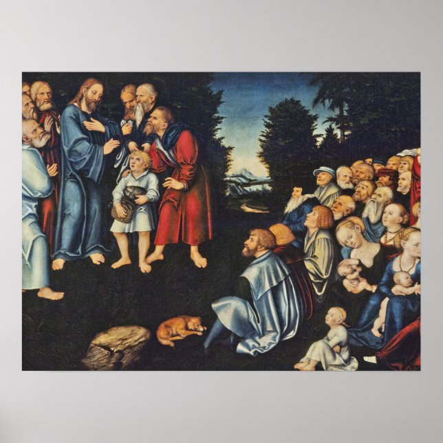 Affiche Le miracle des cinq pains et deux poissons (Devant)