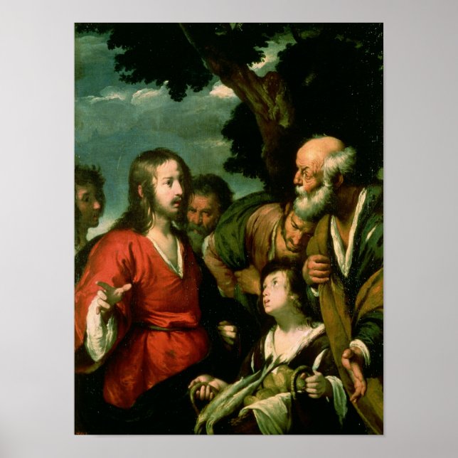 Affiche Le miracle des pains et des poissons, c.1630 (Devant)