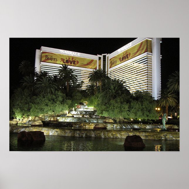 Affiche Le Mirage, Las Vegas (Devant)