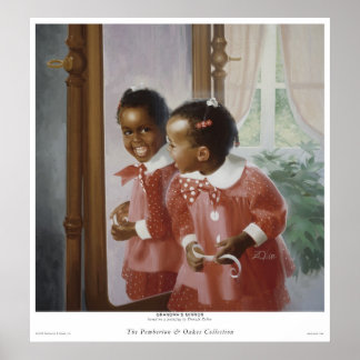 Affiche Le miroir de grand-mère