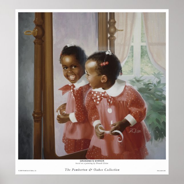 Affiche Le miroir de grand-mère (Devant)