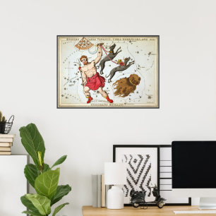 Affiche Le miroir de l'Ukraine, la carte céleste de l'astr