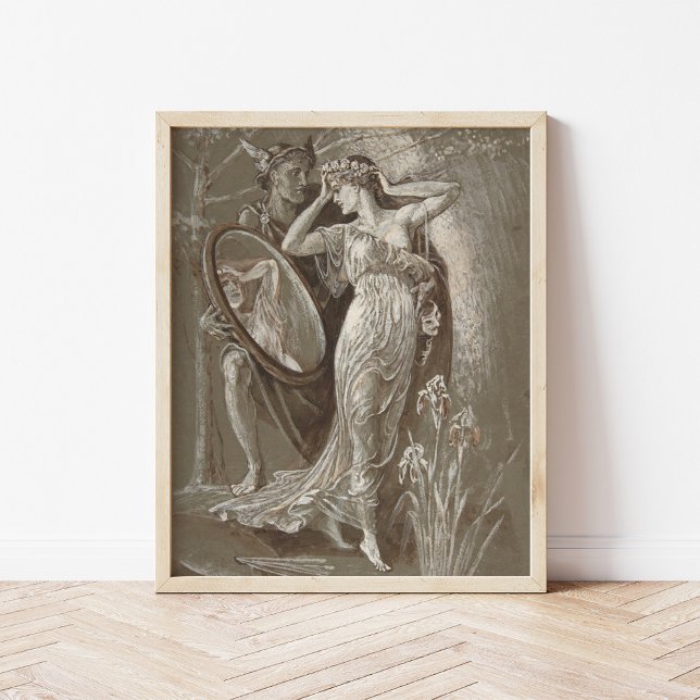 Affiche Le miroir de Vénus | Walter Crane (Créateur téléchargé)