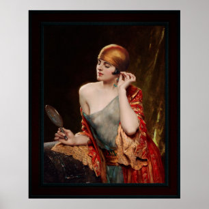 Affiche Le miroir du studio par Albert Henry Collings
