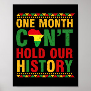 Affiche Le mois de l'histoire des Noirs d'Afrique un mois