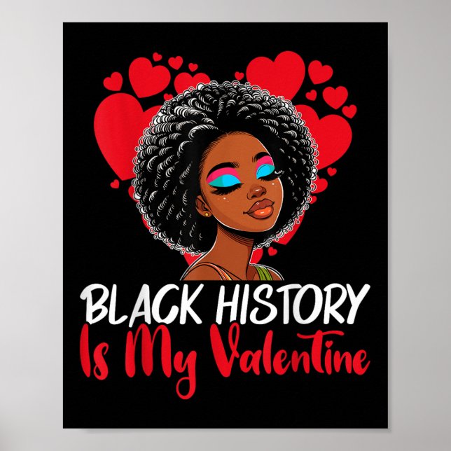 Affiche Le Mois de l'Histoire Noire est ma Saint Valentin  (Devant)