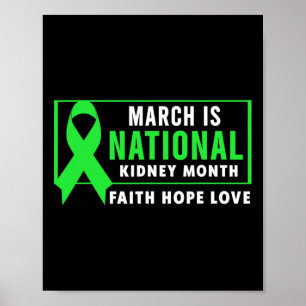 Affiche Le Mois national de sensibilisation aux maladies d