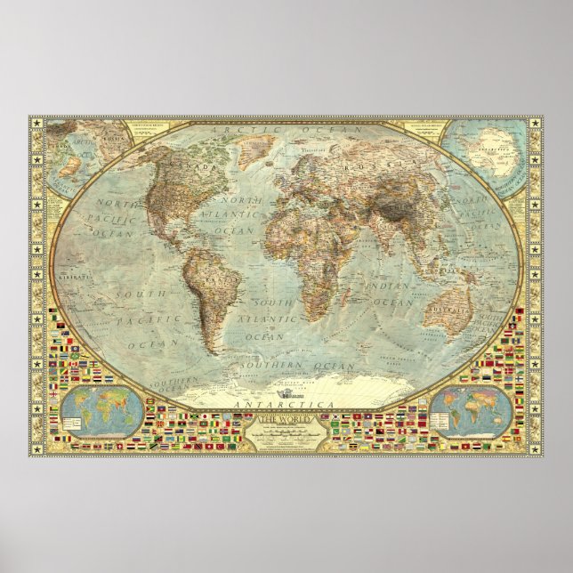Affiche Le monde - Décoratif (Devant)