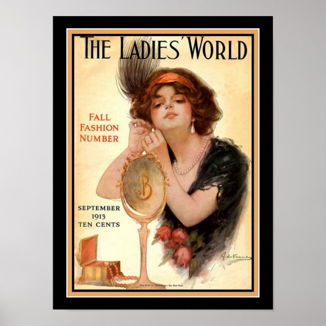 Affiche "Le monde des dames" 1913 (Devant)