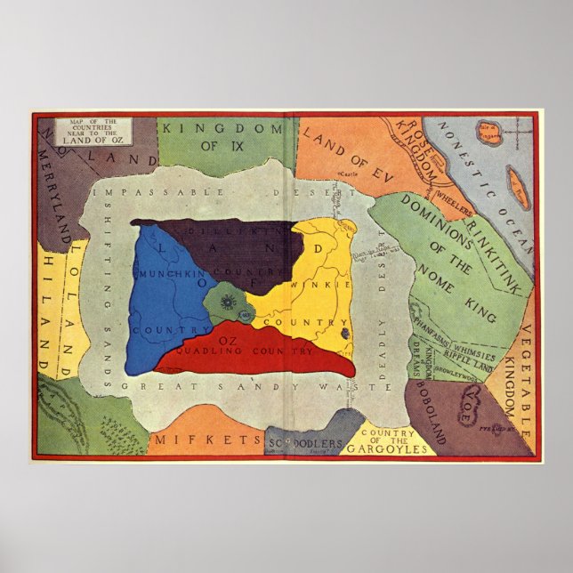 Affiche Le monde d'Oz (Devant)