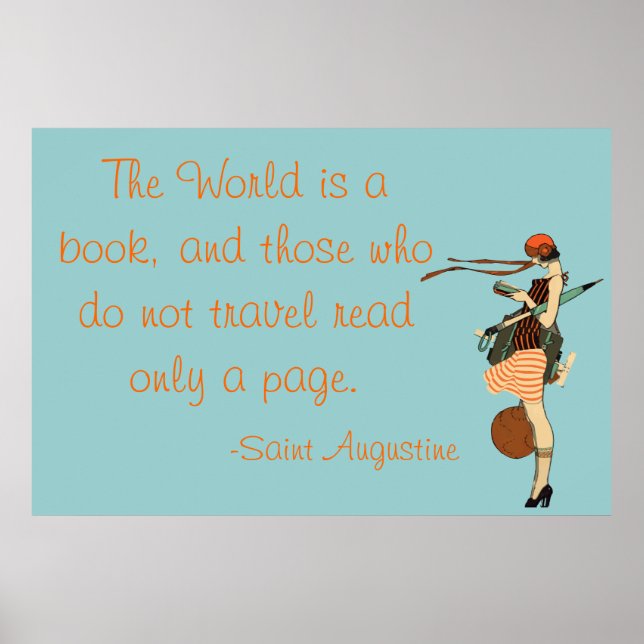 Affiche Le monde est un livre (Devant)