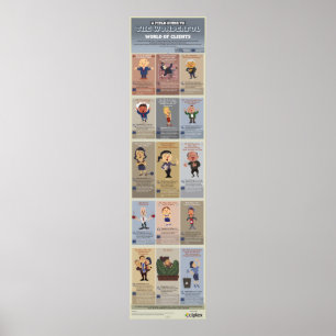 Affiche Le monde merveilleux des clients