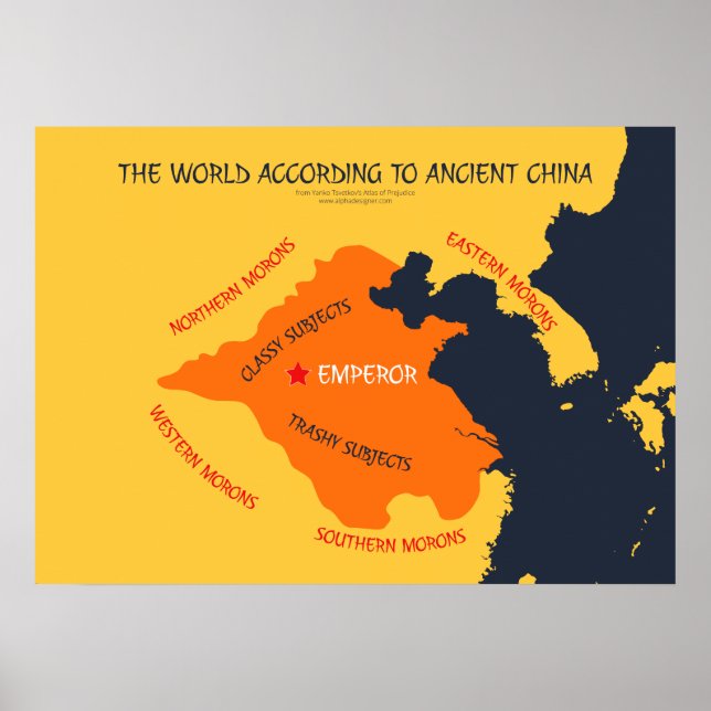 Affiche Le monde selon la Chine ancienne (Devant)