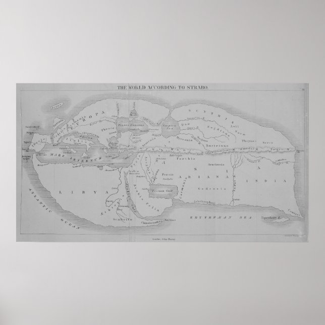 Affiche Le monde selon Strabo (Devant)