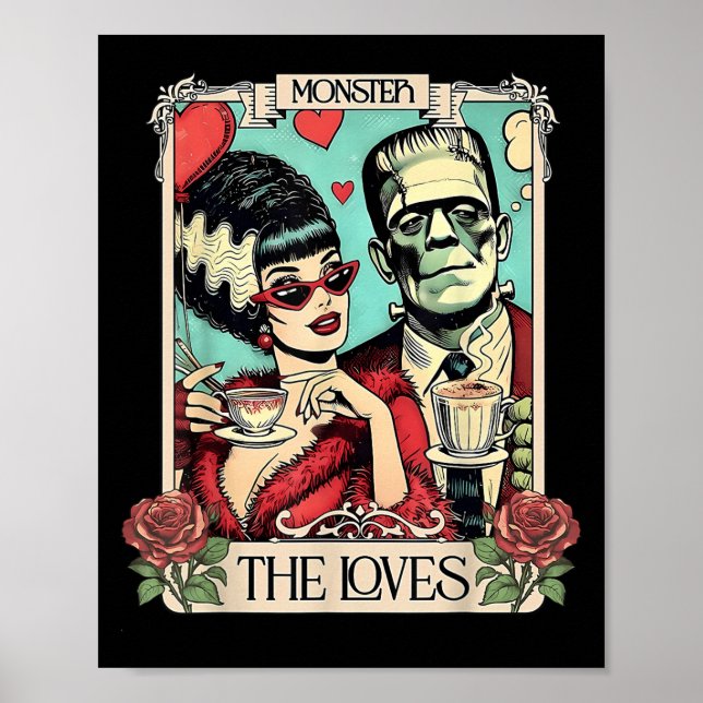 Affiche Le Monster Frankenstein Et Marier Les Amateurs Tar (Devant)