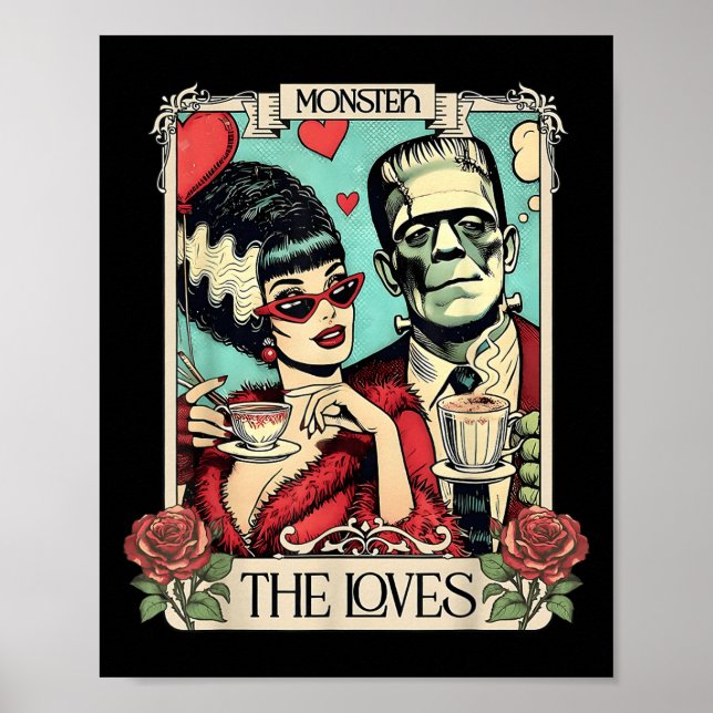 Affiche Le Monster Frankenstein Et Marier Les Amateurs Tar (Devant)