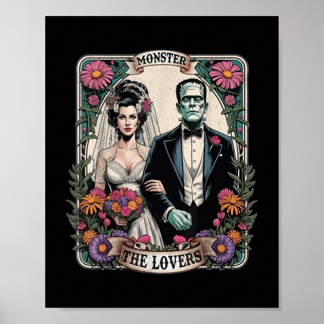 Affiche Le Monster Frankenstein Et Marier Les Amateurs Tar (Devant)