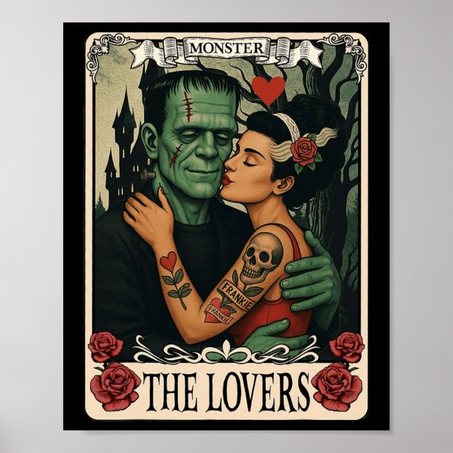 Affiche Le Monster Frankenstein Et Marier Les Amateurs Tar (Devant)