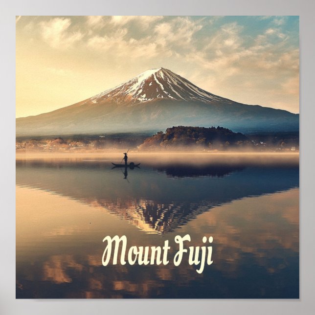 Affiche Le Mont Fuji (Devant)