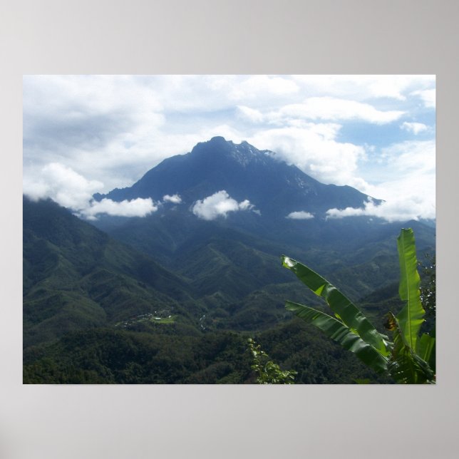 Affiche Le mont Kinabalu (Devant)