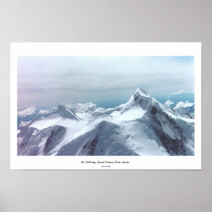 Affiche Le mont McKinley, parc national de Denali, Alaska