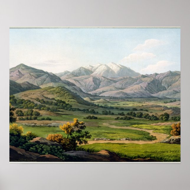 Affiche Le mont Olympe, vu entre Larissa et Baba, p (Devant)