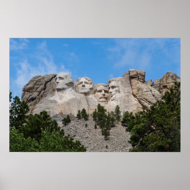 Affiche Le Mont Rushmore au printemps (Devant)