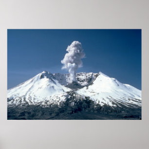 Affiche Le Mont Saint Helens