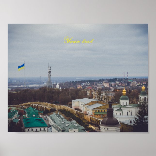 Affiche Le Monument à la Patrie à Kiev (Devant)