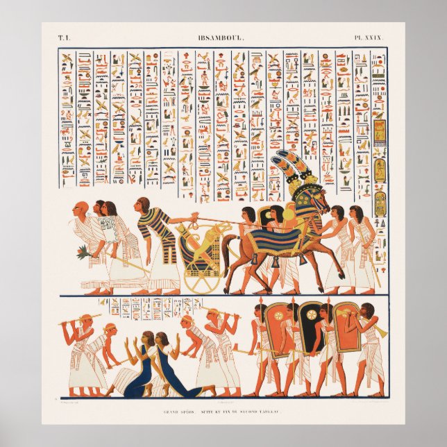 Affiche Le monument d'Egypte (Devant)