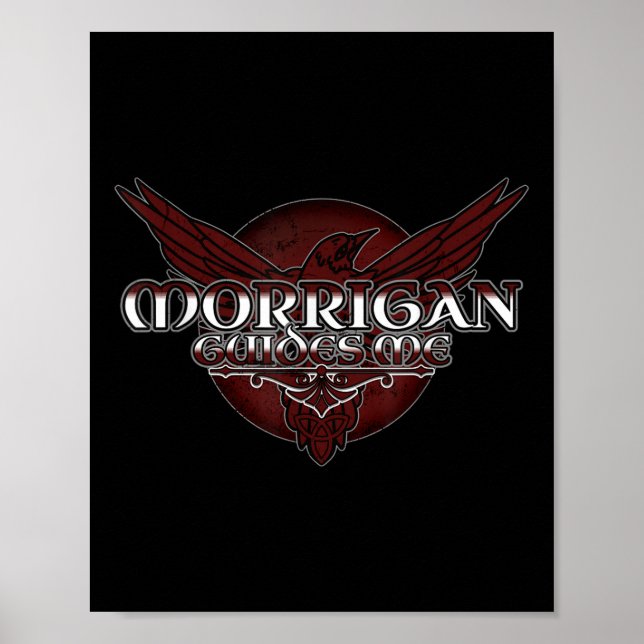 Affiche Le Morrigan, Déesse Celtique De La Guerre, Pagan,  (Devant)