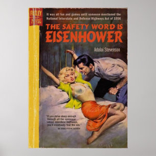 Affiche Le mot sécurité est Eisenhower