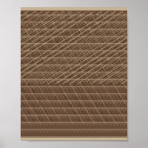 Affiche Le motif de vent et de pluie
