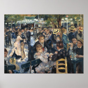 Affiche Le Moulin de la Galette de Renoir