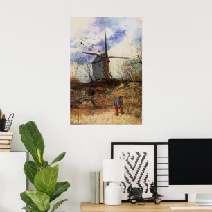 Affiche Le Moulin de la Galette par Vincent van Gogh