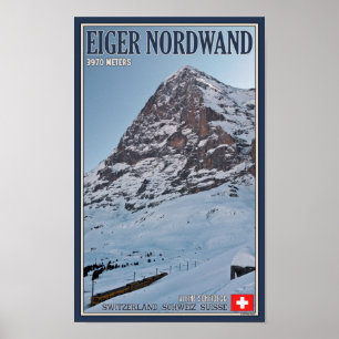 Affiche Le mur nord de l'Eiger