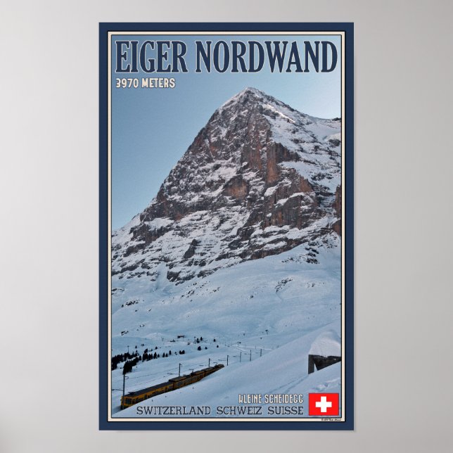 Affiche Le mur nord de l'Eiger (Devant)