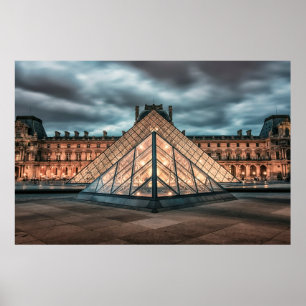Affiche Le musée du Louvre