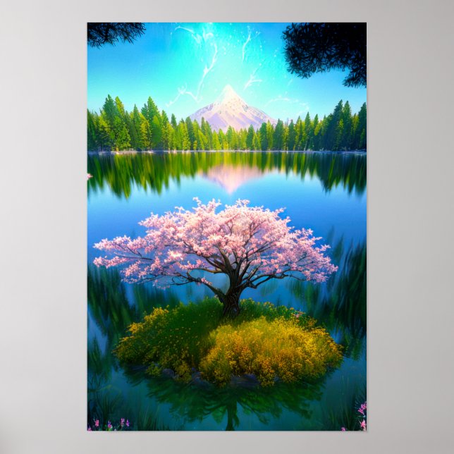 Affiche Le mystère de Sakura, le lac Enchantant (Devant)