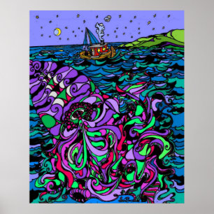 Affiche Le mystère des océans