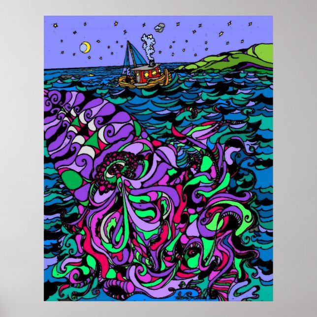 Affiche Le mystère des océans (Devant)