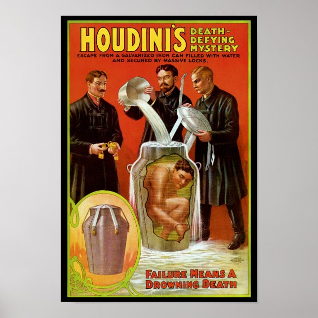 Affiche Le mystère qui défie la mort de Houdini (Devant)