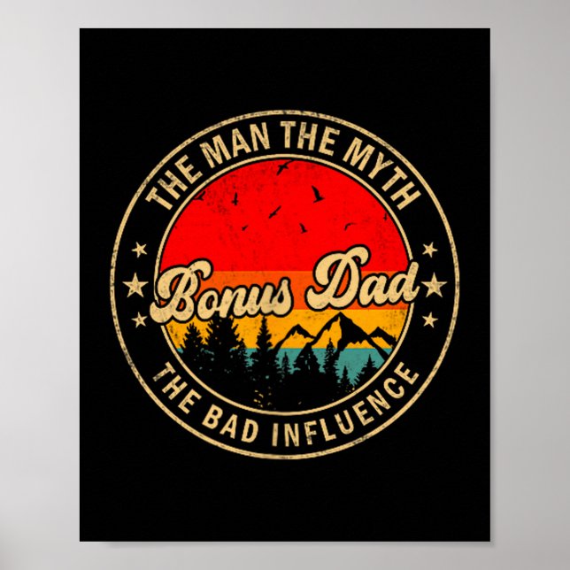Affiche Le mythe du papa bonus mauvaise influence (Devant)