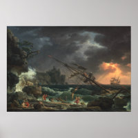 Le naufrage - Claude-Joseph Vernet Beaux-Arts